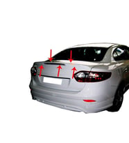 Renault Fluence Uyumlu Sm3 Spoiler Bagaj (Işıklı) Fiber 2010 Ve Sonrası