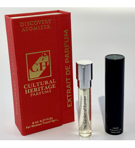 Cultural Heritage , The Garden Of Europe Discovery Atomizer Travel Spray , For Women, Extrait De Parfum, 8 Ml. 0.27 Fl. Oz , Cultural Heritage Parfums