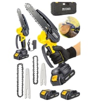 Steiner Alman 148 Vf 10 Ah %100 Kömürsüz Motor Akülü Dal Kesme Budama Testere Bıçkı Makinesi 15 Cm Sarı