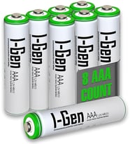 B109 8 Adet AAA 900 Mah Şarj Edilebilir İnce Kalem Pil 1.2V Ni-MH Şarjlı Pil