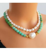 İnci Zarafeti Charm Kolye