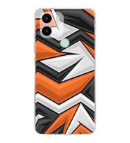 Redmi A1 Plus  Kamera korumalı Kapak Grafiti Tasarımlı  Şeffaf Kılıf