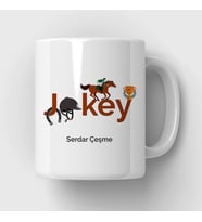 Jokeylere Özel Kupa Bardak