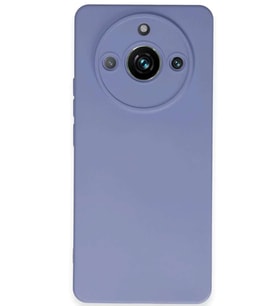 Realme 11 Pro Kılıf Nano içi Kadife Silikon - Lila