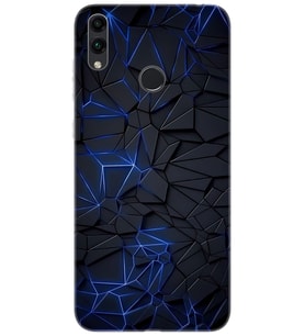 Honor 8C (BKK-LX2) Uyumlu Kılıf Desen Baskılı Silikon Karmaşık Design STK:1874