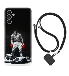 Samsung A23 A31 A32 A50 A51 A52 A53 A70 Kılıf Boyun Askılı Silikon Moon Baloon 1369
