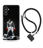 Samsung A23 A31 A32 A50 A51 A52 A53 A70 Kılıf Boyun Askılı Silikon Moon Baloon 1369