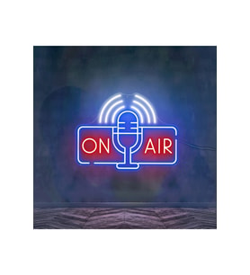 ON AIR Yazılı ve Şekilli Neon Tabela