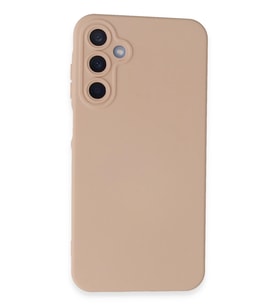 Galaxy A05S Kılıf Nano Içi Kadife Silikon - Pudra