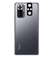 Xiaomi Redmi Note 10 Pro Kamera Lens Koruyucu HD 3D Tempered Glass Cam (Siyah)