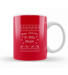 Harry Potter Christmas Ya Filthy Muggle Kupa Bardak Porselen