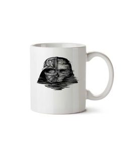 Double Dark Star Wars İki Tarafı Baskılı Kupa Bardak