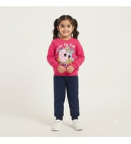 Unicorn Desenli Kız Çocuk 2'li Takım Pembe Ve Lacivert Renkli 3 Yaş - GRİ / 1 YAŞ