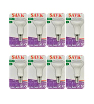 (8 Adet) Şavk 6W (37W) Beyaz Işık (6500K) E14 Duylu (İnce Duy) Led R50 Ampul