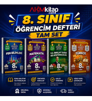 Murat Eğitim Yayınları 8.Sınıf Öğrencim Defteri Seti 4 Kitap