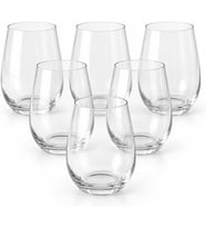 6 Adet Borosilikat Cam Bardak 6'lı Set 500 ml Su ve Meşrubat Bardağı, Kokteyl Bardağı