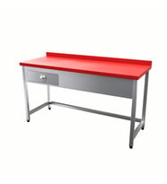 Vital  VCT-PC-146 Çalışma Tezgahı Polietilen Tablalı Çekmeceli