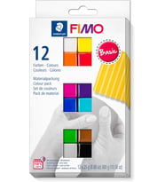 Staedtler Fimo 8023 C12-1 Mp Fimo Soft Modelleme Kili Ana Renkler (25 Gr X 12 Blok) (Çok Renkli)