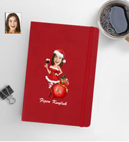 Kişiye Öze Kadın Model 13x21 Kırmızı Defter-19