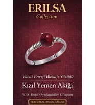 Sertifikalı Vücut Enerji Blokaj Yüzüğü – Kızıl Yemen Akiği Ayarlamalı İnce Kasa Koç Aslan Akrep Burç (Çok Renkli)