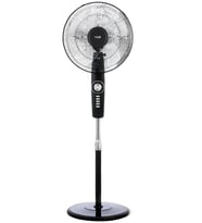 F49 Siyah 16 Inç 50w 4 Kademe 5 Pervane Döner Başlıklı Vantilatör
