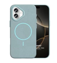 Microsonic Apple iPhone 16 Kılıf MagLeather Pro Mavi (Mavi)