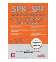 Spk Yeni Adıyla Spf Lisanslama Sınavına Hazırlık Düzey 3 - Tüm Konular Soru Bankası (Krem)