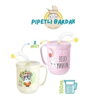 Pipetli Bardak 2 li Momma Design
