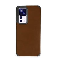 Xiaomi Mi 12t Kılıf Loop Deri Silikon - Kahverengi