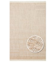 Makine Kaymaz Yıkanabilir Krem Modern Triko Salon Halısı Mutfak Halısı Koridor Halısı Yolluk 03 BEIGE