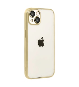 iPhone 15 Kamera Korumalı Lensli Silikon - Gold