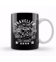 Traveller Rail Road Kupa Bardak Porselen