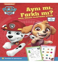 Paw Patrol - Aynı mı, Farklı mı? Okul Öncesi Alıştırma Kitabı