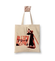 Anime Bleach Ichigo Kurosaki Beyaz Bez Çanta Uzun Saplı Alışveriş Çantası Plaj Çantası
