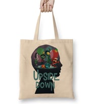 Stranger Things Upside Down Bez Çanta Uzun Saplı