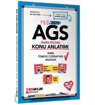 MEB AGS Tarih Türkiye Coğrafyası ve Anayasa Konu Anlatımı Yediiklim Yayınları