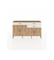 Arges Konsol 2 Raflı 3 Çekmeceli 4 Kapaklı 176x30x99 Çam-Çam/Aytaşı