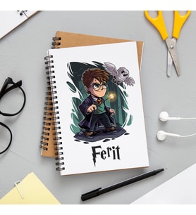 Harry Potter Tasarımlı Defter Kişiye Özel