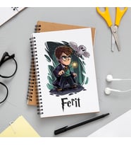 Harry Potter Tasarımlı Defter Kişiye Özel