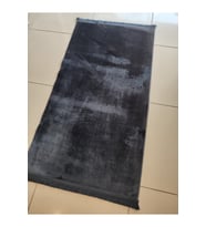 KASHE HALI THERAPY 0800 SİYAH YUMUŞAK DOKULU YOLLUK 80X150 CM