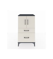 Hyperion Komodin 2 Raflı 2 Çekmeceli 2 Kapaklı 60x44x106 Antrasit-Aytaşı