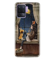 Kılıfland Oppo Reno 5 Lite Kılıf Desenli Silikon Resimli Kapak Ananas Camera Glass Kılıf 1358