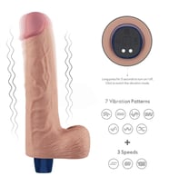 25.3 cm USB Şarjlı Yeni Nesil Realistik Titreşimli Ten Dildo Penis