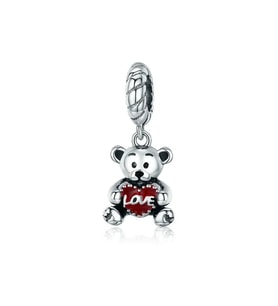 Fubena Love Yastıklı Ayıcık Sallantılı Charm