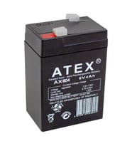 Atex 6 Volt 4 AH Işıldak Aküsü 70x48x101 Mm AX-604