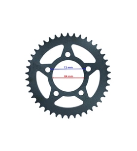 Mh Drift 125 L Arka Dişli Std 428-42T İç 64 Mm 5 Delikli Öm