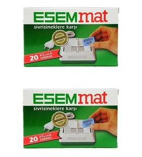 Esemmat Sivrisinek Kovucu Tablet 20 Adet X2 Adet