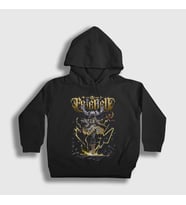 Presmono Unisex Çocuk Siyah Poster Anime Manga Frieren Kapüşonlu Sweatshirt 533558tt