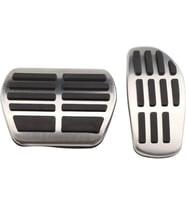 Renault Clio 5 otomatik pedal seti 2020+ sonrası uyumlu (Krom)