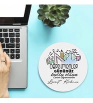 Kişiye Özel 24 Kasım Temalı Mousepad Kişiye Özel